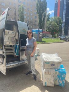 Луганская организация РОО “СОЮЗ ИНВАЛИДОВ ЛУГАНЩИНЫ” получила от БФ «Милосердие» очередную партию гуманитарной помощи для подопечных.