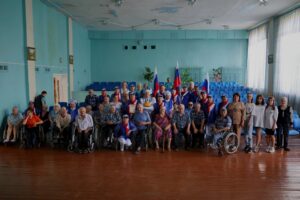 Танцевальный концерт в доме-интернате Рамонского района