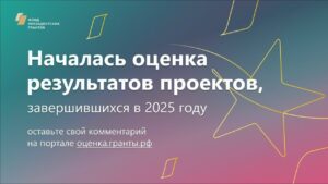Проходит общественная оценка проектов, реализованных при поддержке Фонда президентских грантов