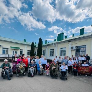 Подопечные фонда «Милосердие» выступили в Новоусманском пансионате для престарелых и инвалидов