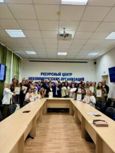 Сегодня в Ресурсном центре поддержки НКО состоялось награждение участников и волонтёров благотворительного фестиваля «Добрый край Воронежский».
